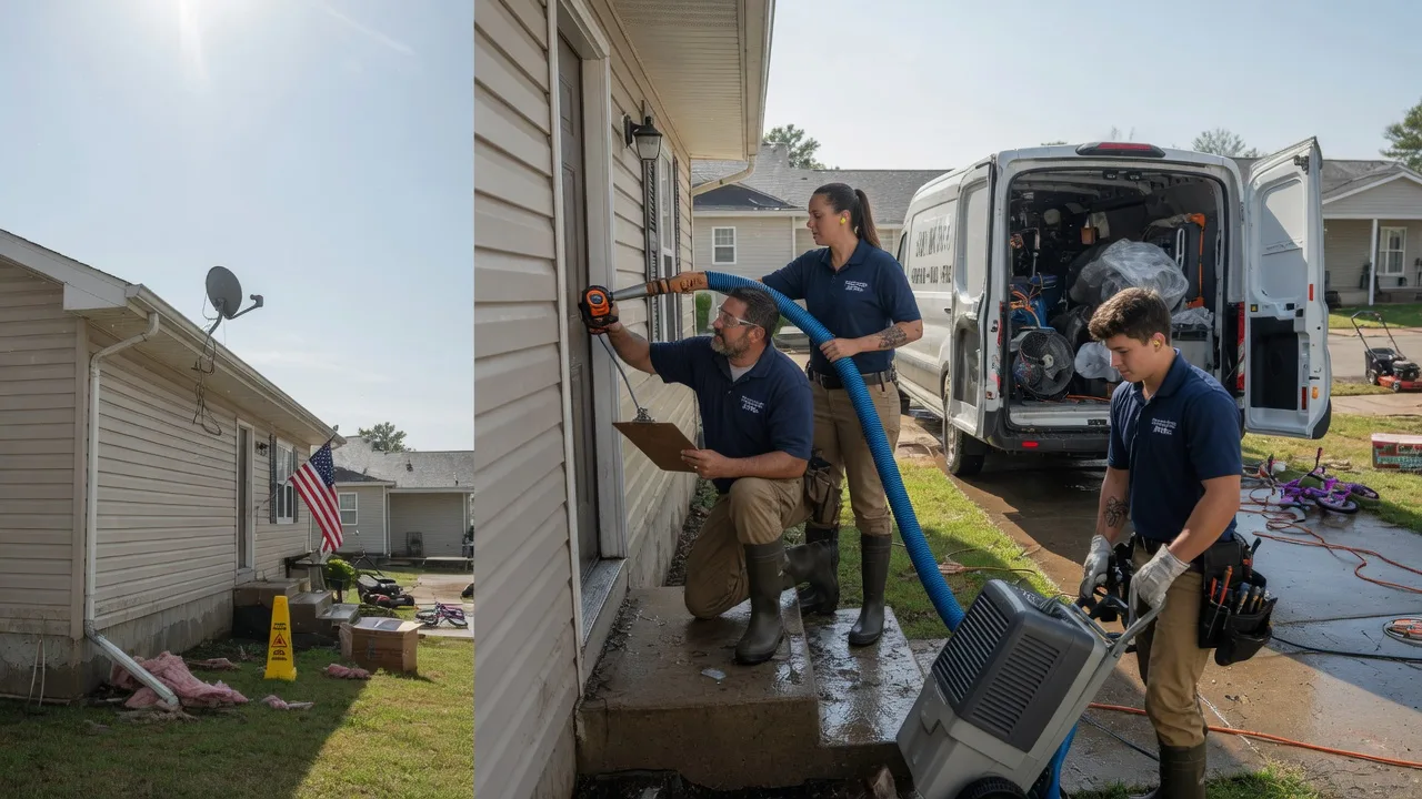Ceiling Water Damage Restoration in Fowlerton, IN near me
